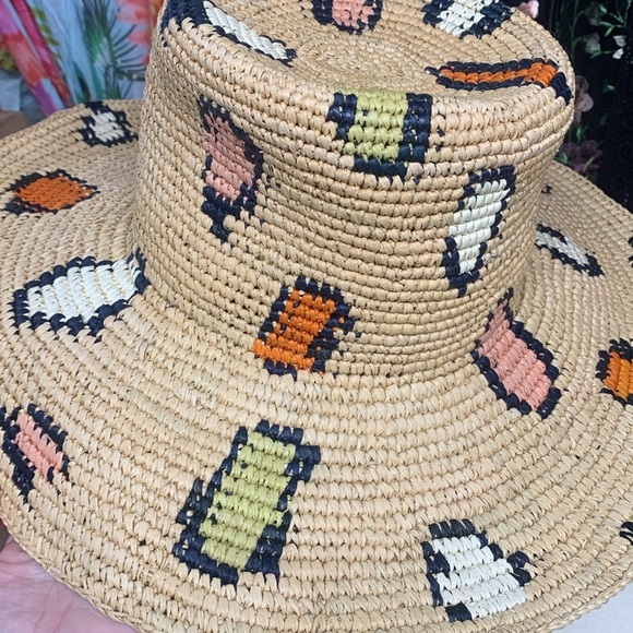 Free people x greenpacha grace bay hat size medium new without tags $248 MSRP main image 6